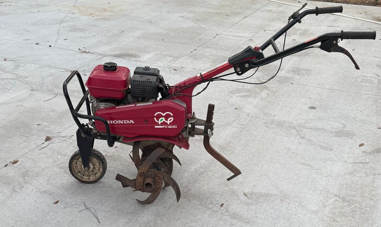 Honda walk behind tiller